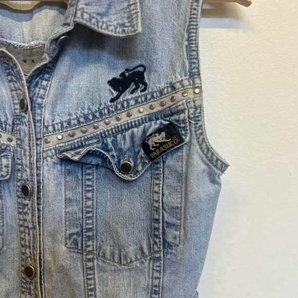 Parasuco Light Blue Denim Jacket - Picture 3 of 5